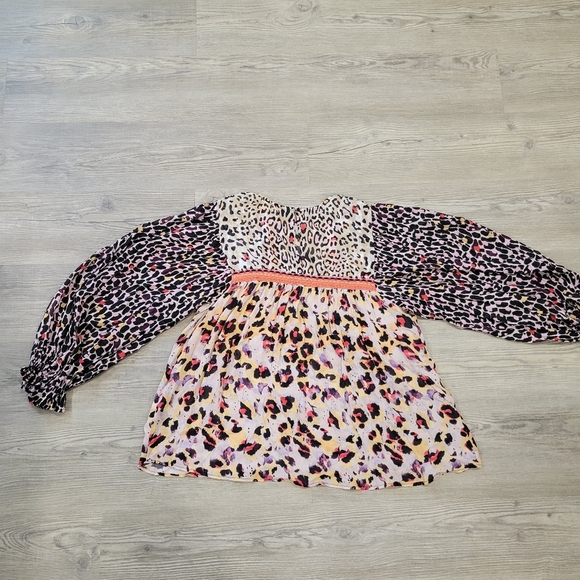 Anthropologie Joelle Leopard Peasant Blouse Size Medium - Picture 12 of 14